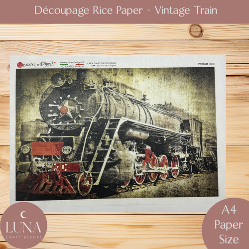 Rice paper for decoupage - a4,