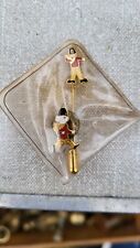 Used Police Force Rupert The Bear Stick Pin And Pin Badge Set