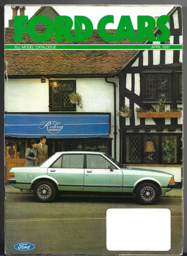 Ford cars april 1981 - ford, market