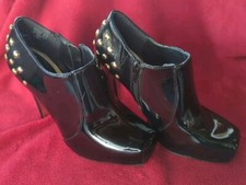 Chix Patent Black 4.5" High