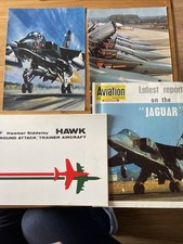 4x Aviation Booklets. Hawk, Jaguar aircraft 