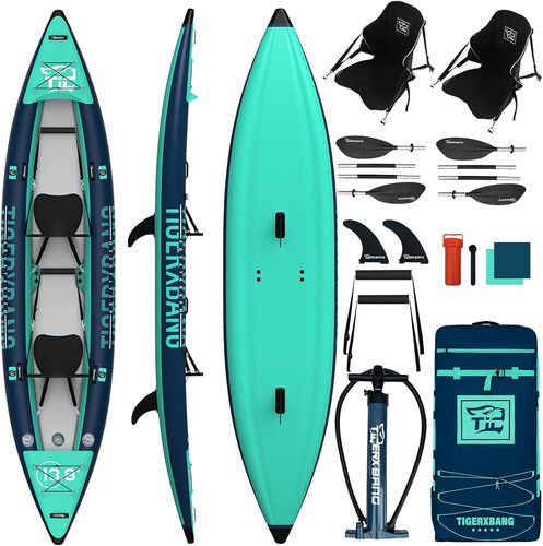 Inflatable kayak person - inflatable,