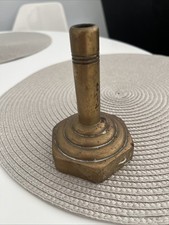 Vintage Trench Art Copper Brass WW1 WW2 Vase / Candle Holder  Memorabilia  -