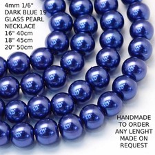 HANDMADE 4mm 1/6" GLASS PEARL