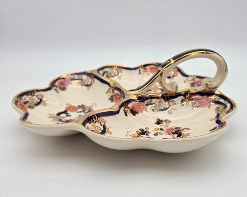 Trefoil serving dish mason - trefoil, mason's
