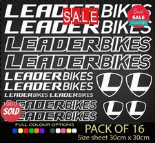 LEADER BIKES Vinyl Decal