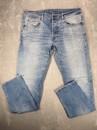 Star 3301 men blue straight - 3301,