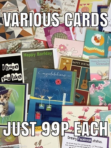Clearance birthday cards - clearance,