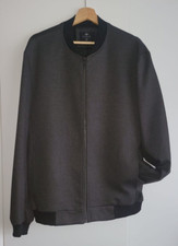 Swear & Mason - Men's Grey Sleek Bomber Jacket. XL (48in). New, Unworn, No Tags.