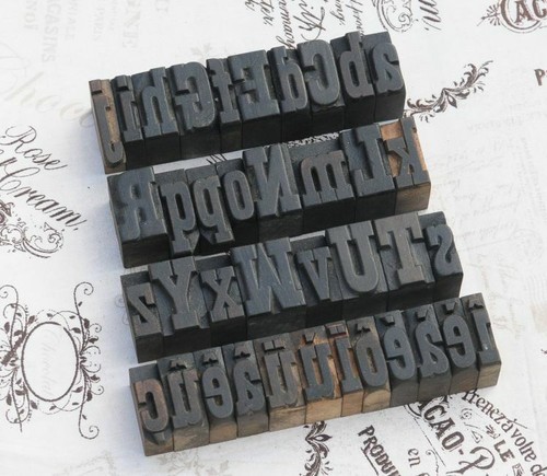 Mixed alphabet 27 mm - alphabet,