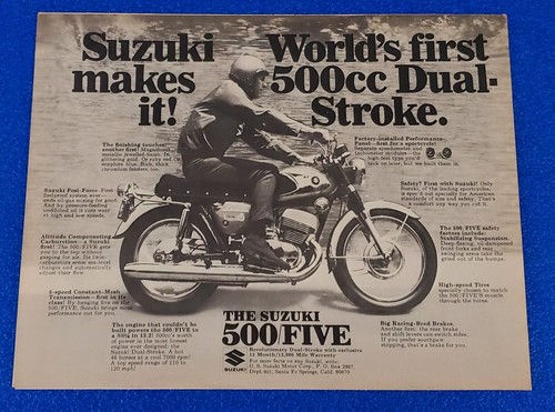Classic 1968 suzuki 500 five - 1968, 500/five