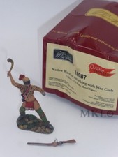 William Britain Native Warrior Attacking with War Club, 16087, Clash DAMAGED
