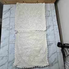 Vintage  Hand Crochet  Pillow