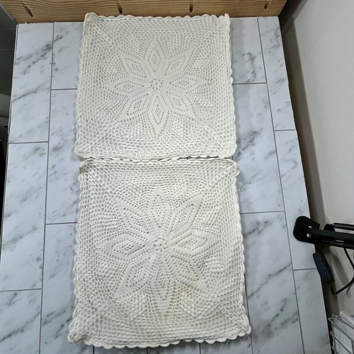Vintage hand crochet pillow - crochet,