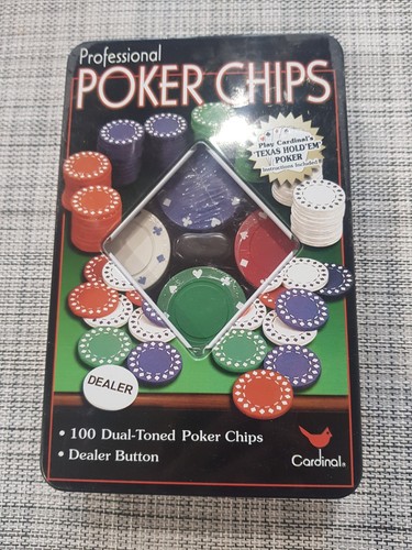 Professional poker chips - chips, 100