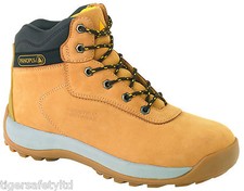Delta Plus Panoply LH840SM S1P Sand Nubuck Mens Steel Toe Cap Midsole Work Boots