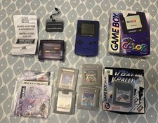 Nintendo CGB-001 Game Boy Color Handheld System Grape Purple