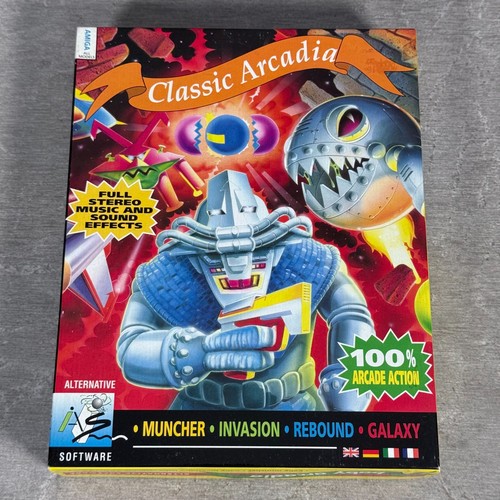 Classic arcadia amiga game - arcadia,