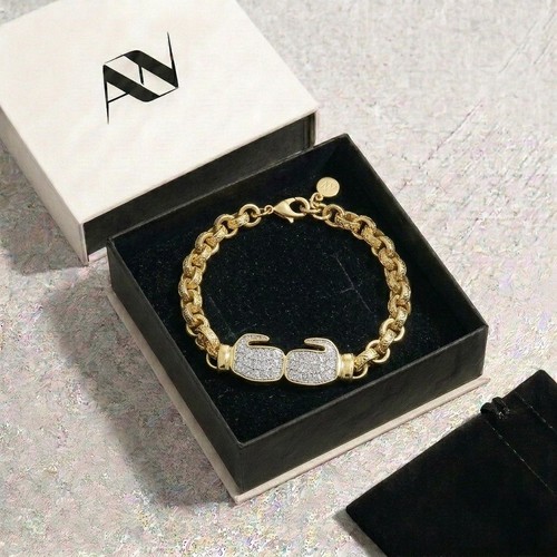 14k gold finish diamond boxing - finish,