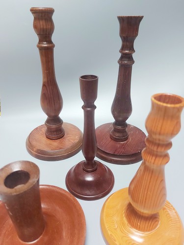 Collection vintage wooden - a,