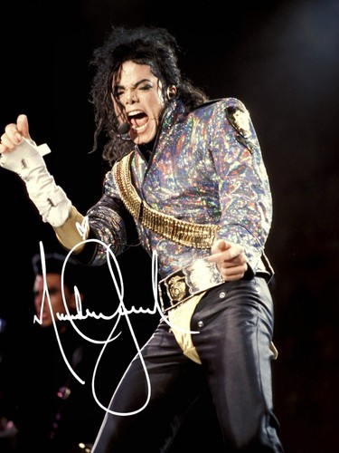 Michael jackson signed - michael,