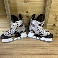 CCM 2.0 Exo-Skel NHL Ice Hockey Skates Black Silver Mens Uk 9 Eu 43
