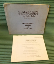 Raglan 5 Inch Centre Lathe Instruction Manual and Parts List