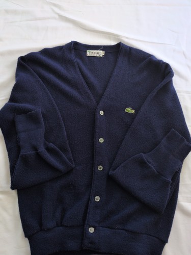 Vintage lacoste izod - vintage, cardigan