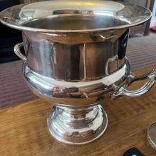 Champagne Bucket .silver  plated copper cavalier nice 