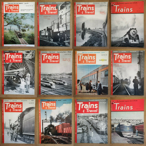 Magazine trains travel - magazine, &