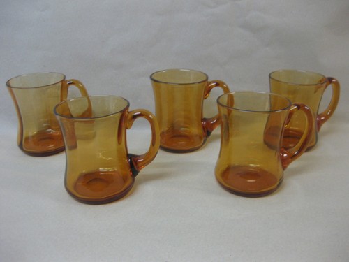 Vintage amber glass - vintage, ~