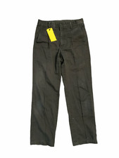 Men's Lightweight Black Uniform Trousers Security Prison Officer Y3UB Grade B