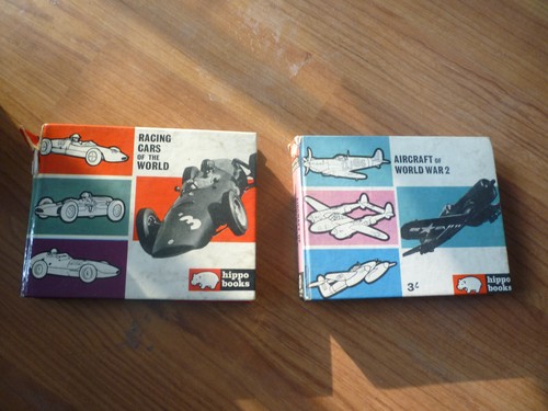 Two hippo books racing - hippo, cars