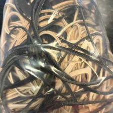 Scrap leather strips offcuts - scrap,
