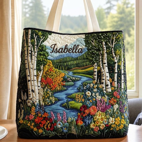 Custom birch forest quilted - custom,