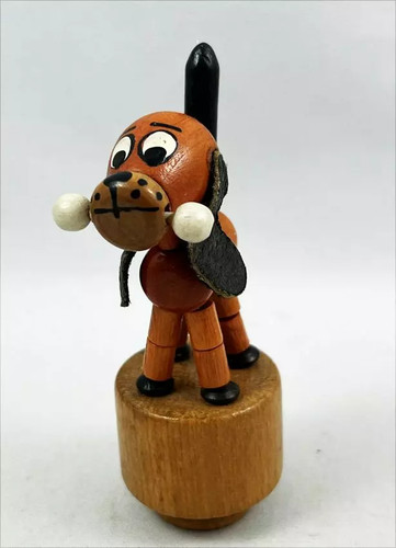Wakouwa wood dog with bone - wakouwa,