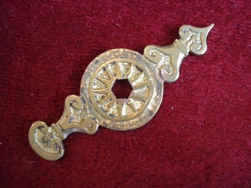 Cast brass hour - brass, in