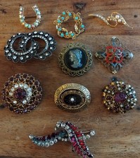 Vintage Brooches Mixed Lot All