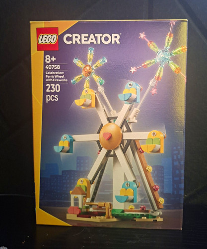 Lego ferris wheel with - wheel,