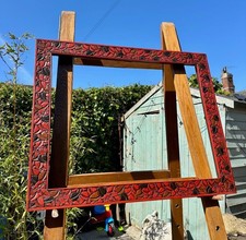 Fine Japanese Carved Frame 28"