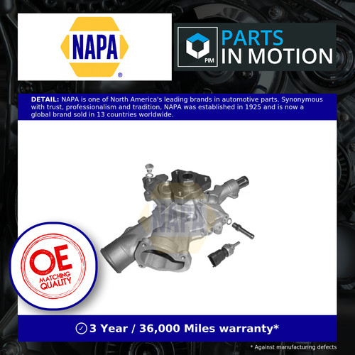 Water pump fits - water, vauxhall