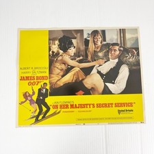 VTG 1969 James Bond Sean Connery On Her Majesty Secret Service 11x14 Lobby Card
