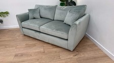 Sofology Keswick Fabric 3 Seater Sofa Bed in Deluxe Velvet Green