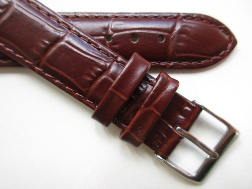 Pecan brown alligator print - brown, 17