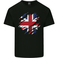 Torn British Flag Union Jack
