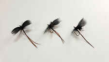 3 x MAYFLY BLACK DRAKE DRY