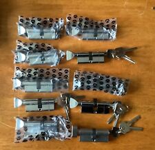 10 x Door Lock Cylinder Euro Profile 5 Pin Cylinder & Turn Fire RatedUPVC