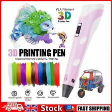 3D Printing Pen Set Doodle Printer Drawing 3 Colours PLA Filament Gift For Kids