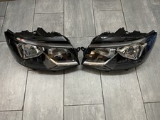VW VOLKSWAGEN TRANSPORTERT6 CARAVELLE GENUINE OEM HEADLIGHTS PAIR 2015 - 2020