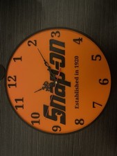 Snap On Clock - Orange With